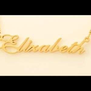 14K Gold Plated Necklace - Elizabeth